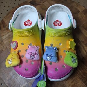 CROCS X Care Bears Collaboration Crush Clog 'Light On' Mens Size 4 Womens Size 6